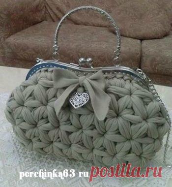 Пряжа Спагетти и сумки из нее