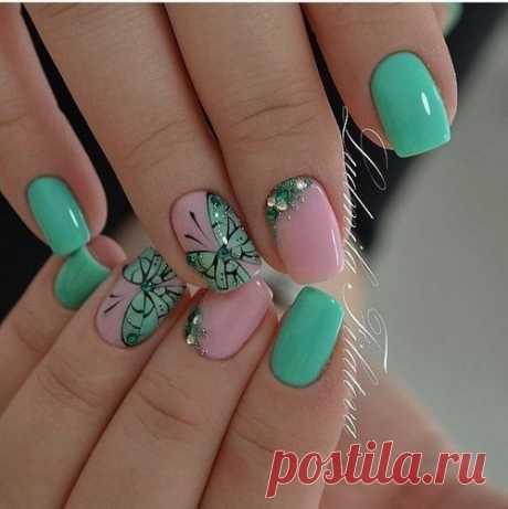 Модный маникюр на короткие ногти 2017-2018: красивый маникюр на короткие ногти фото