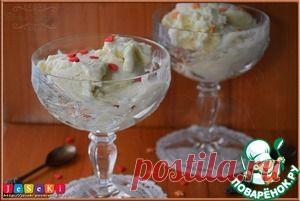 Зефирно-кокосовое мороженое - кулинарный рецепт