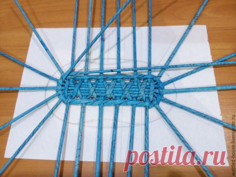 Плетем новогодний сапожок из бумажной лозы - Ярмарка Мастеров - ручная работа, handmade