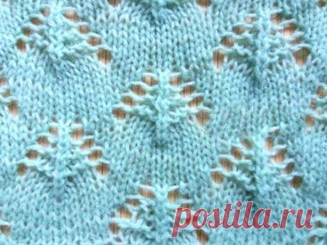 Красивые узоры спицами