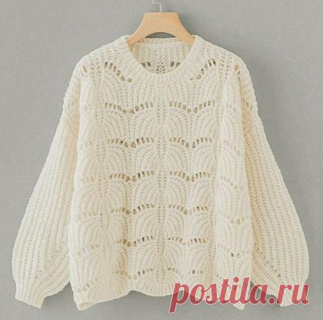 Пуловер патентной резинкой - смотреть видео (видео)