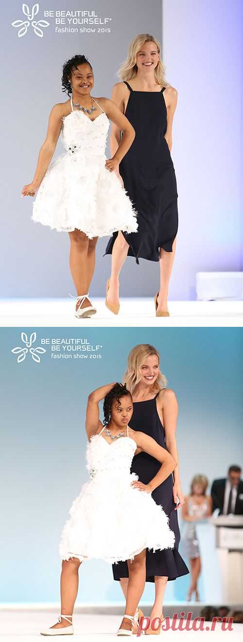 Джиджи Каннингэм модель с синдромом Дауна взорвала подиум и удивила зрителей