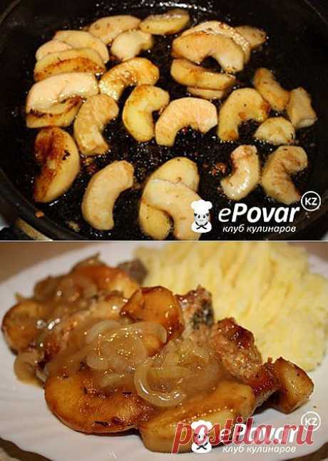 Свиные отбивные с яблочным соусом — Рецепт приготовления с фото — Горячие блюда, Блюда из мяса