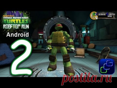 TMNT ROOFTOP RUN Walkthrough   Part 2 Raphael gameplay and KRAANG Boss Battle