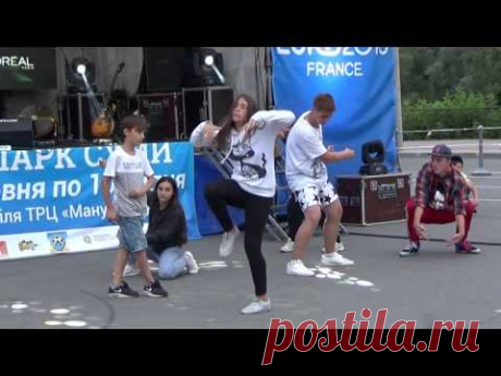 Dance jam &amp; freestyle - HAVIN' FUNK dance school &amp; D-Star. Фан-парк Сумы EURO-2016 - YouTube
