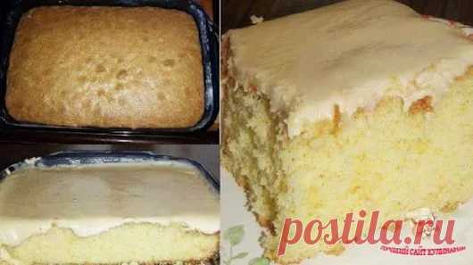 😋НЕЖНЫЙ И АРОМАТНЫЙ БАБУШКИН БИСКВИТ НА СГУЩЕНКЕ. Его аромат ни с чем не сра...