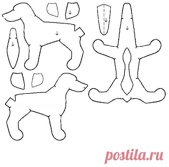60 классных идей по созданию собаки своими руками — символа 2018 года - запись пользователя Татьяна в сообществе Новый год в категории новогодние подарки,поделки и костюмы