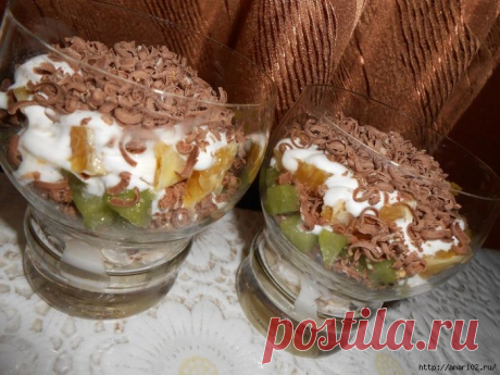 ДЕСЕРТ ФРУКТОВЫЙ С ЗЕФИРОМ