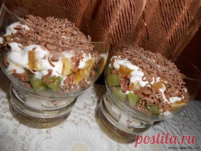 ДЕСЕРТ ФРУКТОВЫЙ С ЗЕФИРОМ