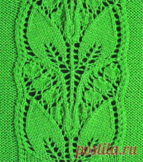 Узоры спицами, ажурный узор » Сайт &quot;Ручками&quot; - делаем вещи своими руками