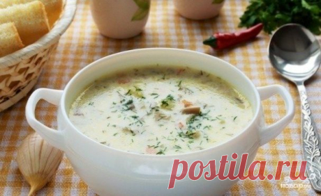 Суп с вешенками и плавленным сыром - пошаговый рецепт с фото на Повар.ру