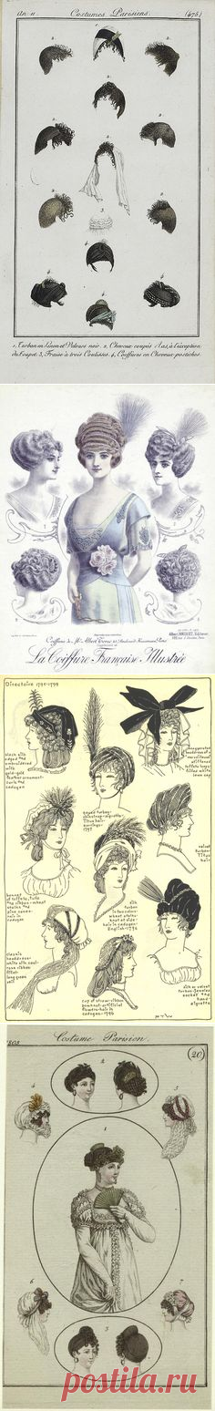 1455. Costume Parisien from 1815. | Hair: 1800-1819 | Французский, Челка и Волосы