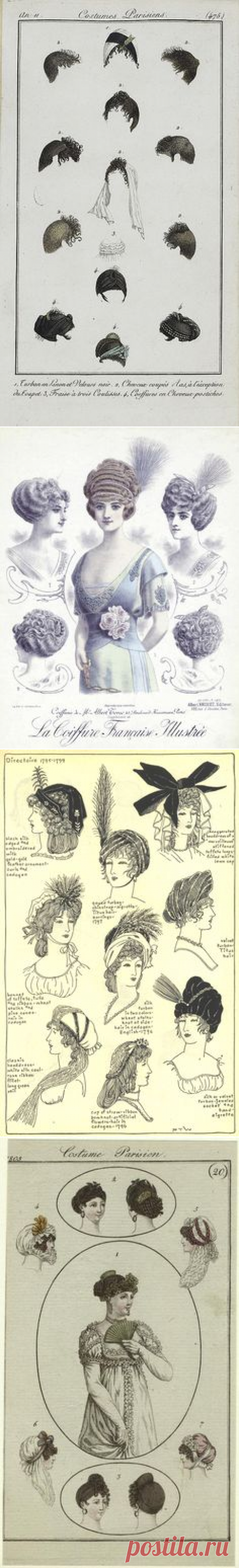 1455. Costume Parisien from 1815. | Hair: 1800-1819 | Французский, Челка и Волосы