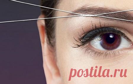 Эпиляция ниткой на лице: видео-инструкция как сделать своими руками, фото и цена