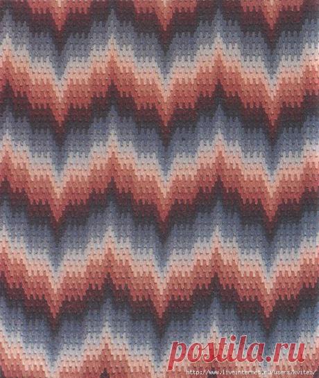 Вышивка барджелло (Bargello) 7