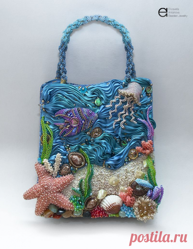 Финалист Bead Dreams сумочка "Подводное царство" | biser.info - всё о бисере и бисерном творчестве