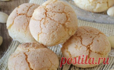 Мягкое миндальное печенье амаретти