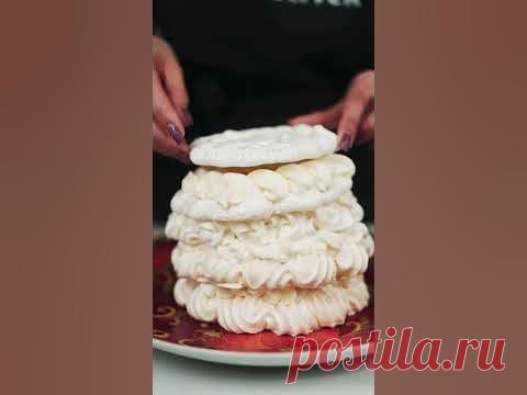 Собираем торт-ёлку из безе 😋🎄
