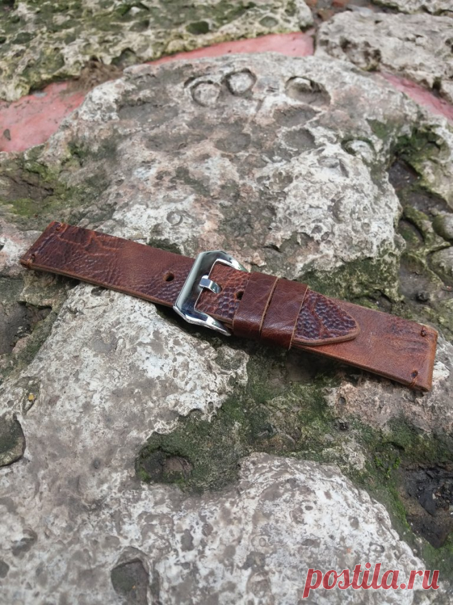 Quality Crocodile watch strap vintage style – GORIANI
