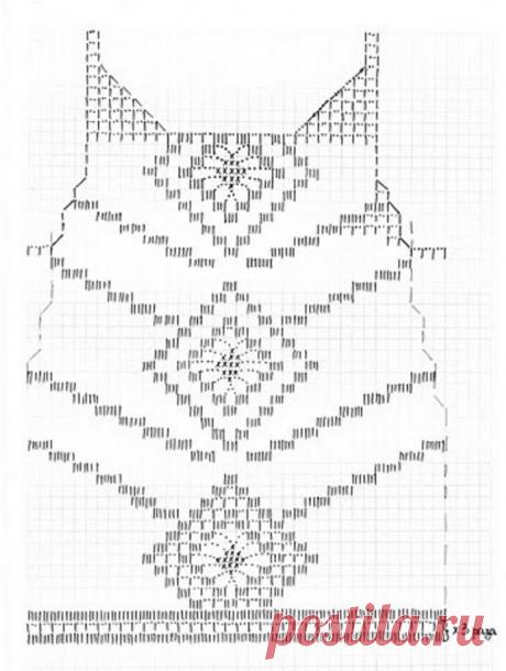 Схема майки крючком