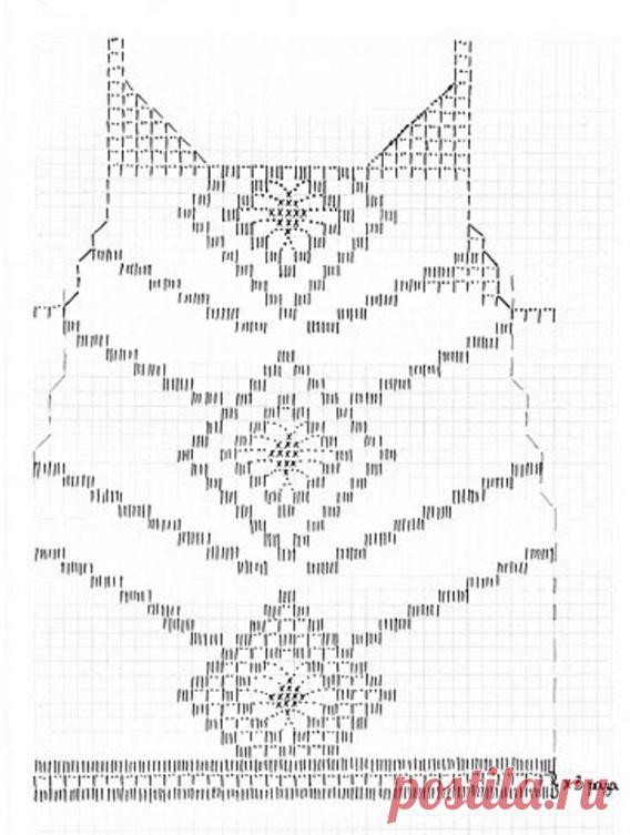 Схема майки крючком
