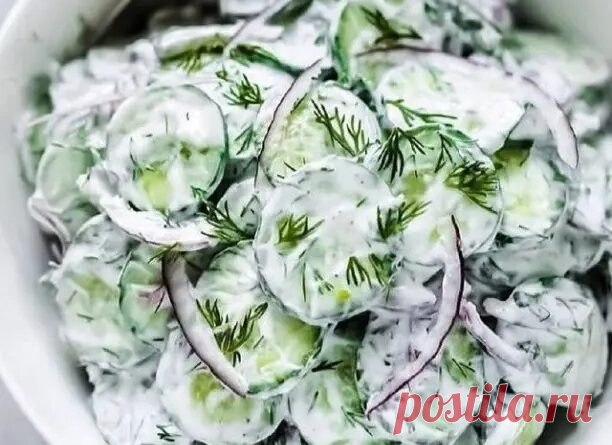 Турецкий огуречный салат | Журнал 
