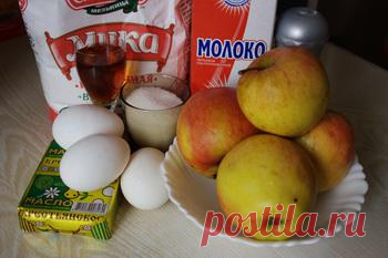 Крепы: Крепы с яблочной начинкой