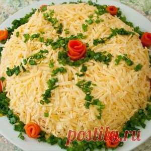 Салат с говяжьей печенью