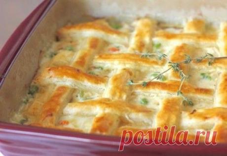 пирог с курицей рецепт