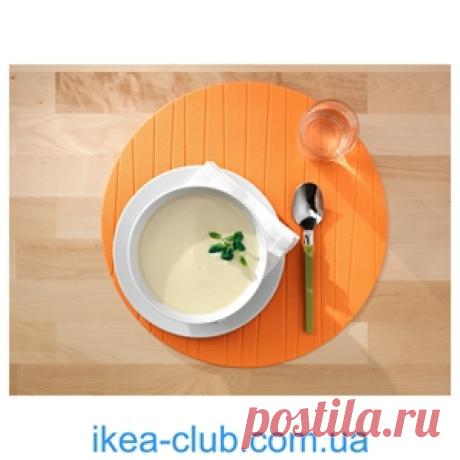 ИКЕА (IKEA) CLUB | 602.362.17, ПАННО, Салфетка под прибор, оранжевый, 37 см