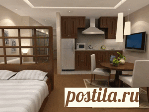 Бесценные советы для тех, кто живет в однокомнатной квартире - Postel-Deluxe.ru