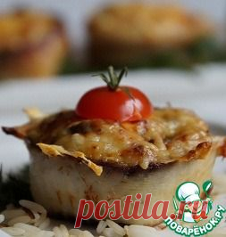 Горячая закуска из рыбы с рисом - кулинарный рецепт