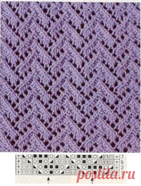 ПОДБОРКА КРАСИВЫХ УЗОРОВ СПИЦАМИ СО СХЕМАМИ №7 | Копилка узоров (Вязание спицами) | Дзен