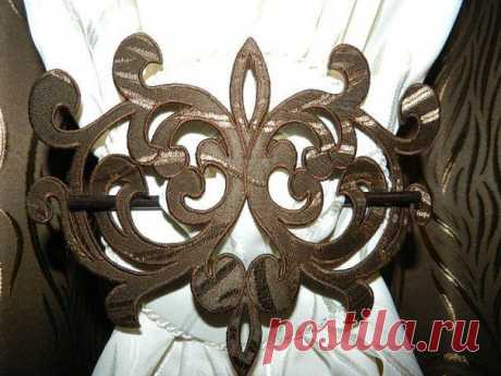 Шикарный подхват для штор своими руками