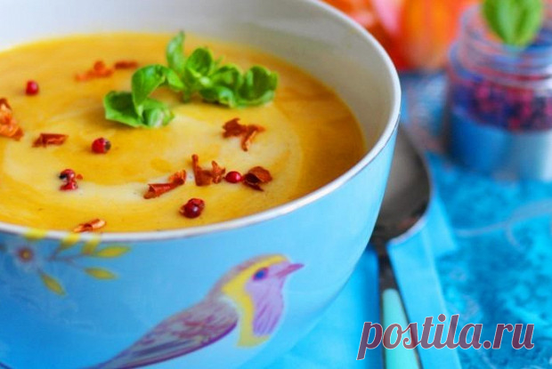 Тыквенный суп на кокосовом молоке рецепт Паназиатская кухня: Супы. «Еда»