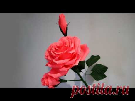 Beautiful big rose with buds  (Красивая большая роза с бутонами )