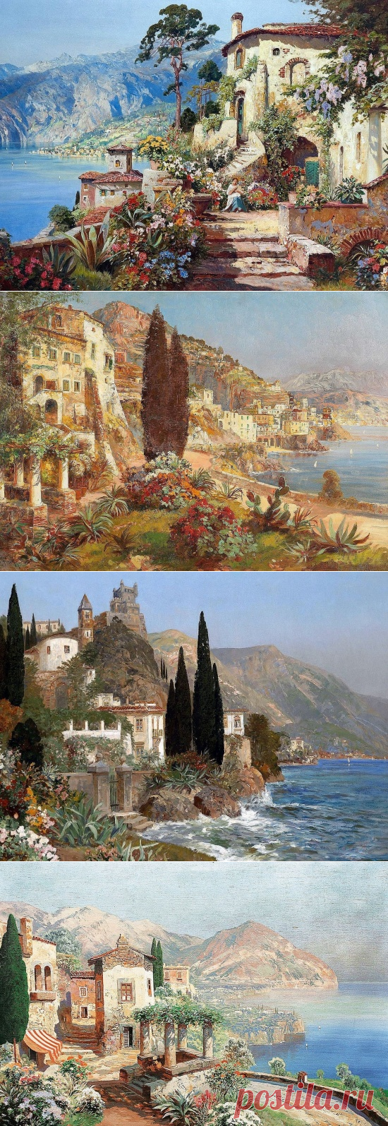 Художник Алоис Арнеггер (Alois Arnegger). Картины