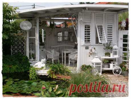 Декор дома Shabby Landhaus. Австрия.