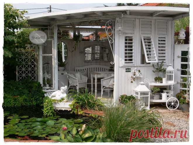 Декор дома Shabby Landhaus. Австрия.