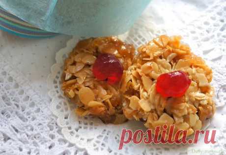 Миндально-апельсиновые флорентины - Рецепты пользователя Edel Weiss - Daily-menu.ru