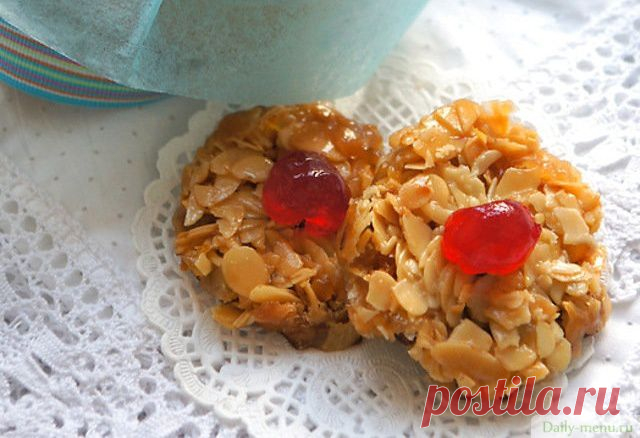 Миндально-апельсиновые флорентины - Рецепты пользователя Edel Weiss - Daily-menu.ru