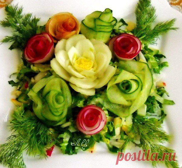 Салат "КРАСКИ ВЕСНЫ"