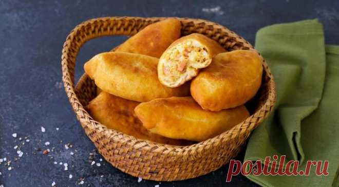 Пирожки с рисом и горбушей