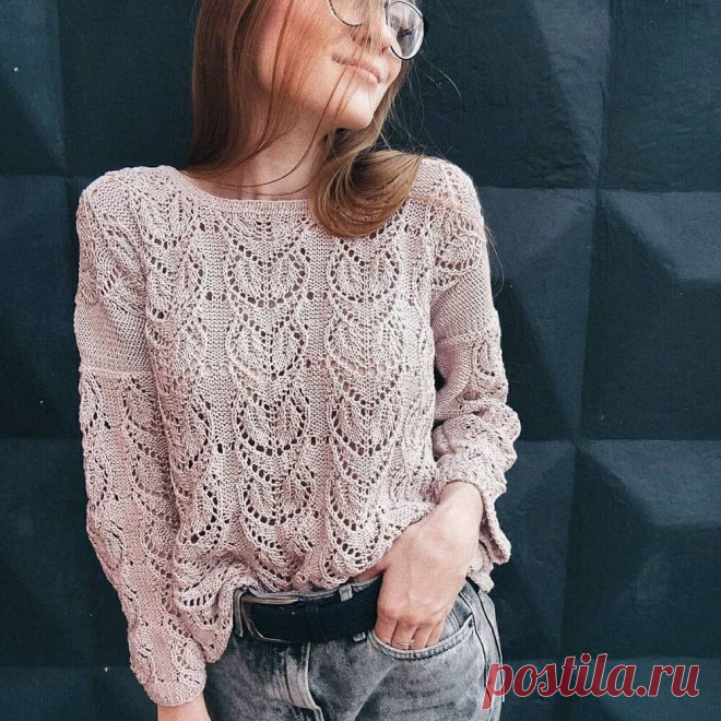 Нежные весенние модели спицами. 5 вариантов со схемами | Paradosik_Handmade Пульс Mail.ru Вяжем женские свитеры, джемперы и пуловеры спицами. 5 ажурных моделей со схемами.