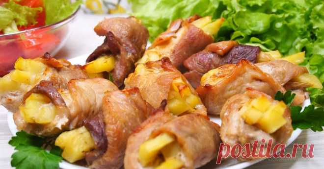 Мясные рулетики на один укус Обладают потрясающим вкусом и ароматом, они очень сытные — разочарованных точно не будет. Готовятся просто и не нужно думать о гарнире. ****************************. Рецепт: Мясо филе -700гр. Аджика – Автор: natina1985