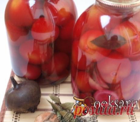 Помидоры в розовом маринаде фото рецепт приготовления