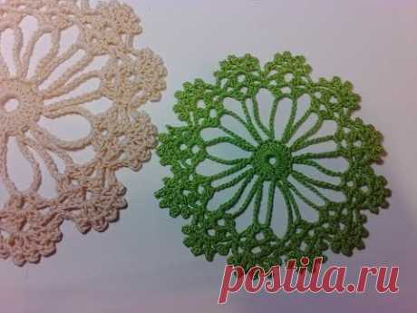 Мотив 6.  Crochet motif 6.    Мастер класс вязания крючком. Amigurumi. Crochet.