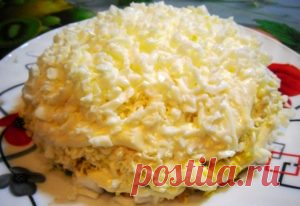 Самые проверенные рецепты - Салат с копченой курицей