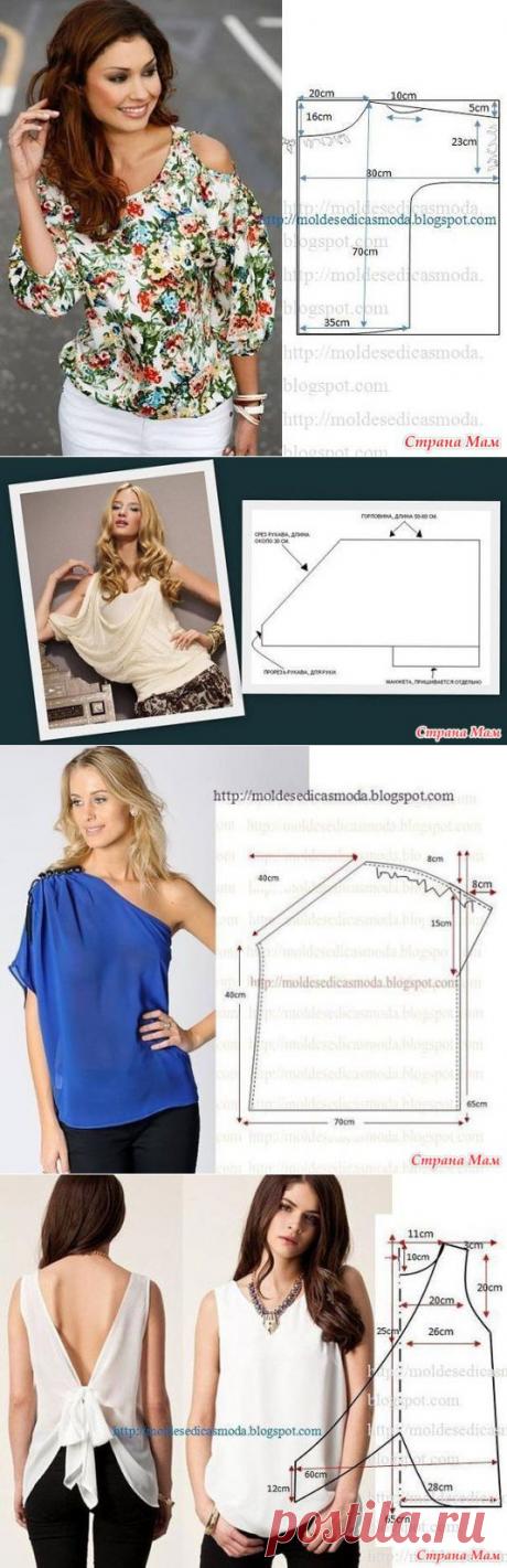 Интересные модели и простые выкройки - 2 | ЖЕНСКИЙ МИР